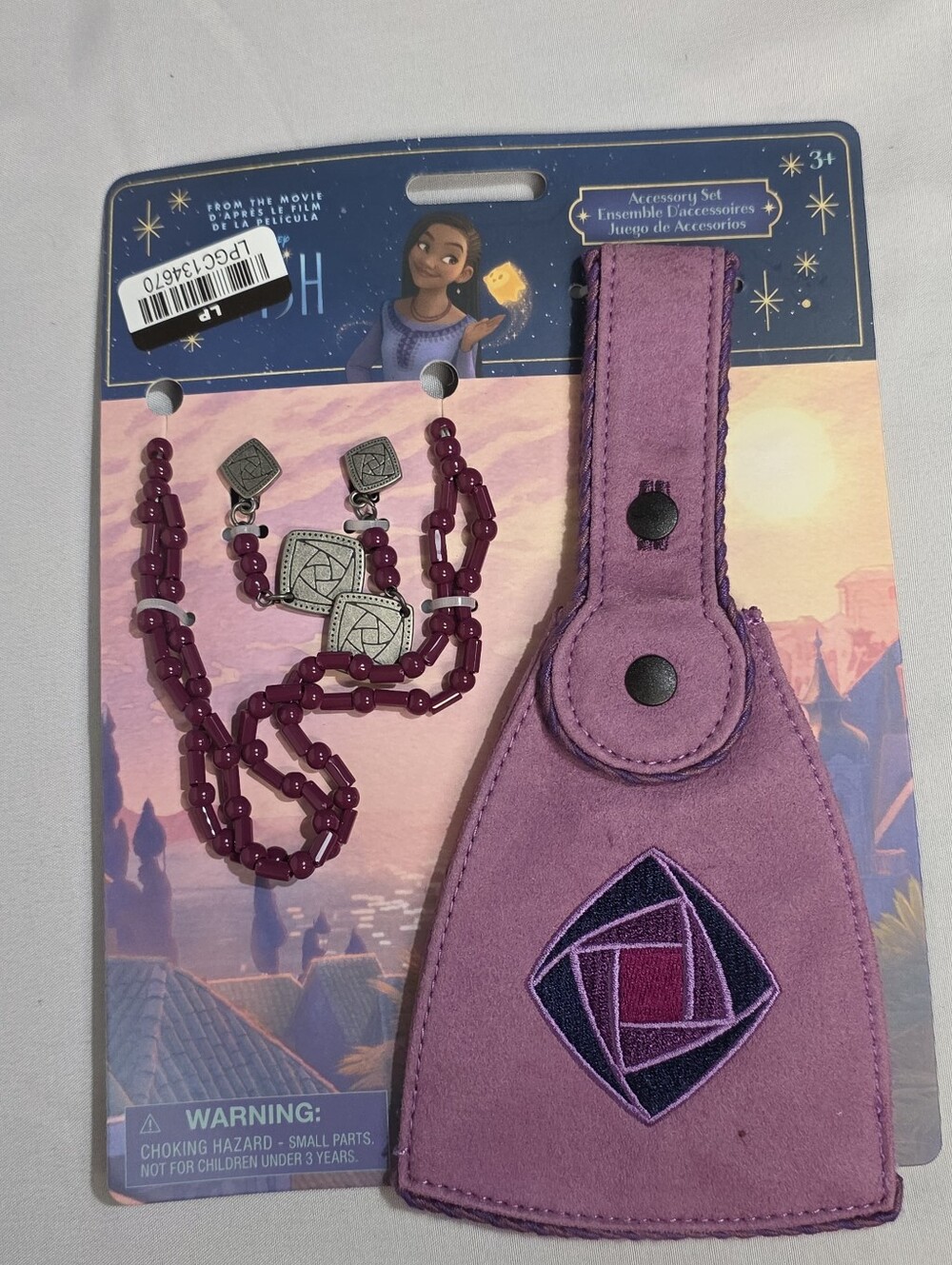 Disney Wish Asha Costume Girls Size 9/10 Dress And Accessories - Picture 4 of 9
